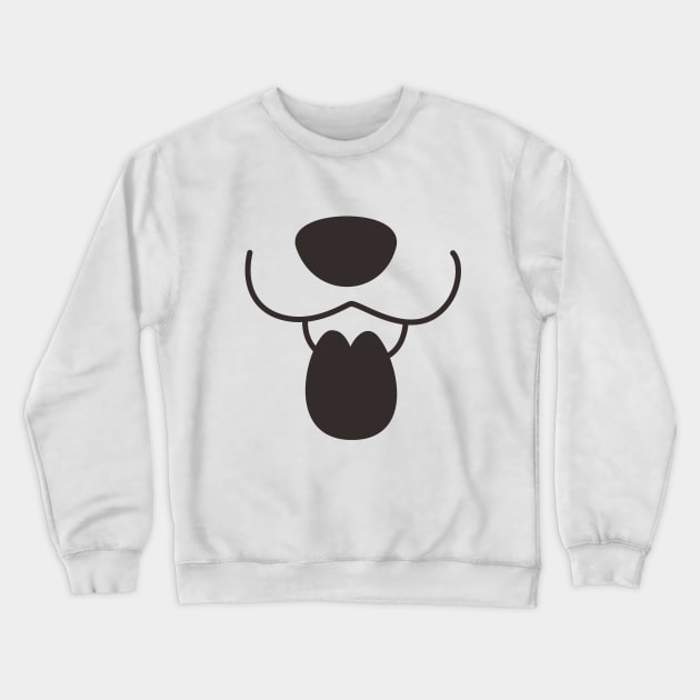 Funny dog face Crewneck Sweatshirt by TeeZona